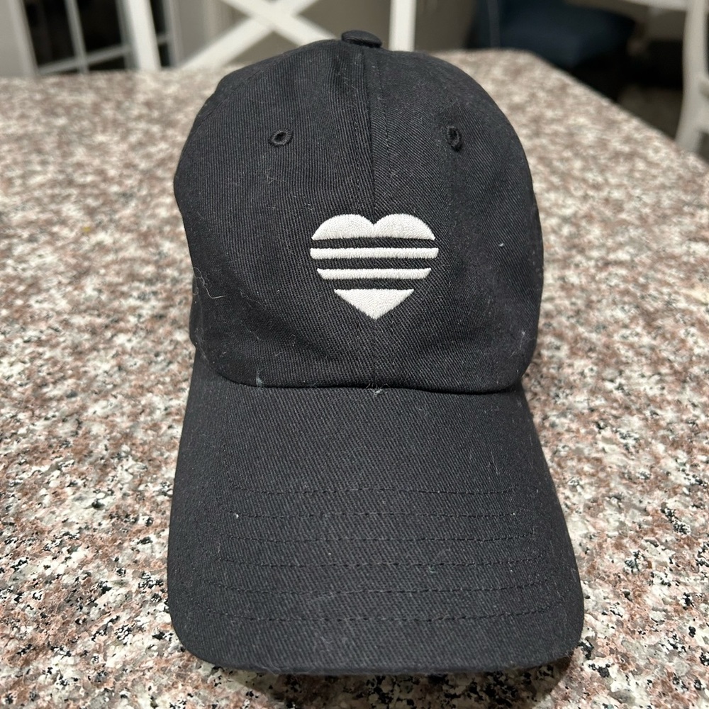 Adidas hat with cute heart logo
